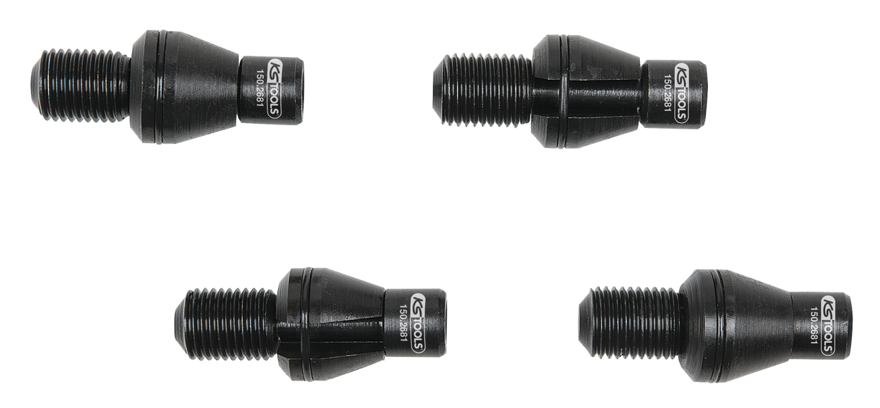 KS Tools VAG Fixierbolzen-Satz für Hilfsrahmen M14 x 1,5, 4-tlg