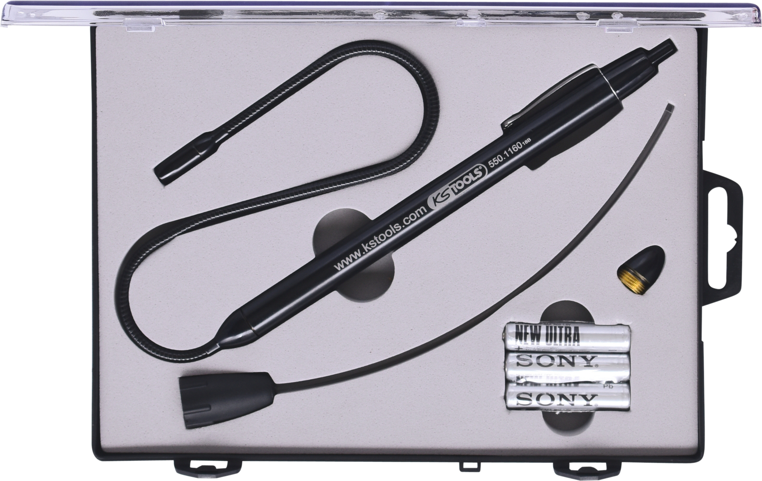 KS Tools Flexibler Inspektionslampen-Satz, 4-tlg