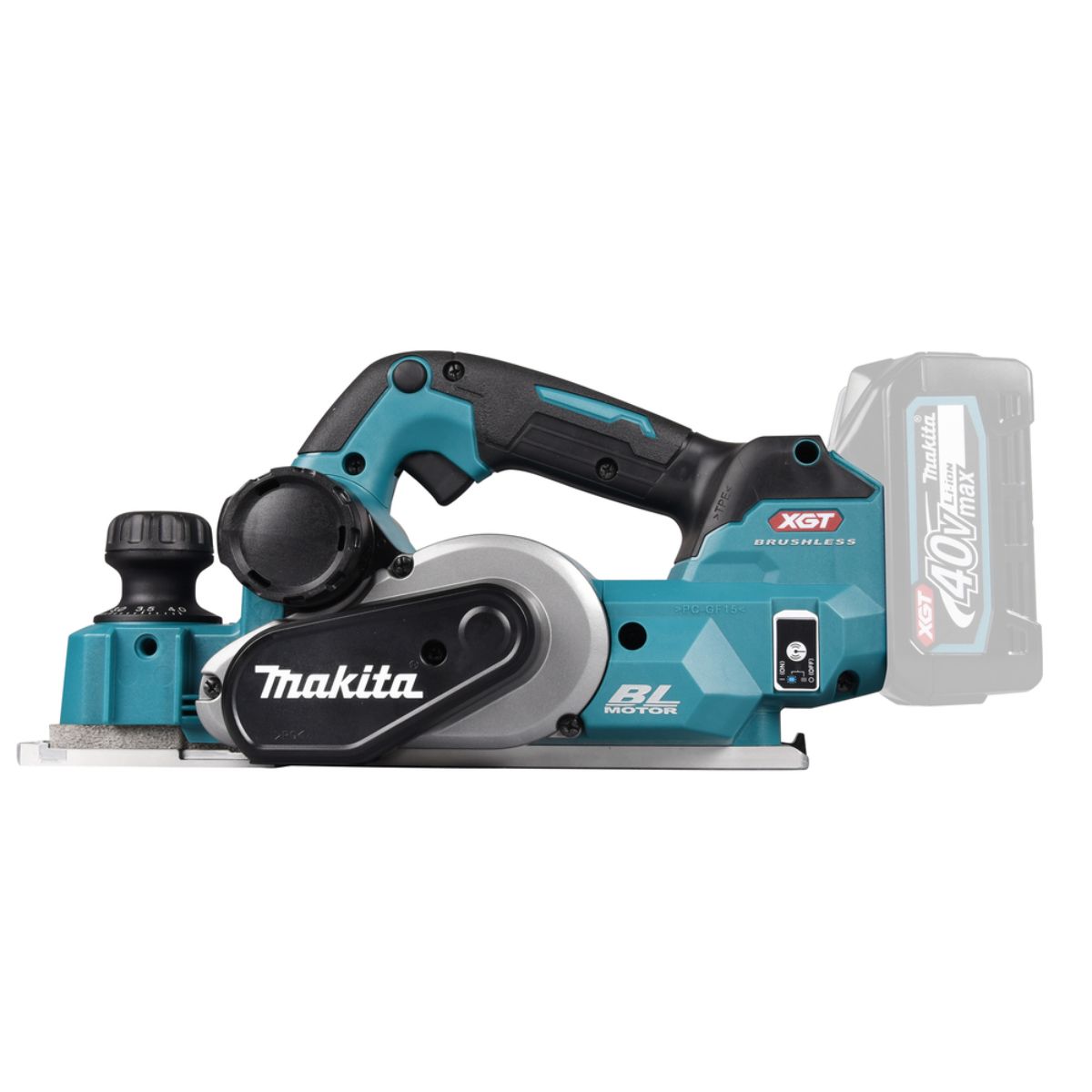 Makita Akku-Hobel 40V max. (ohne Akku, ohne Ladegerät) KP001GZ