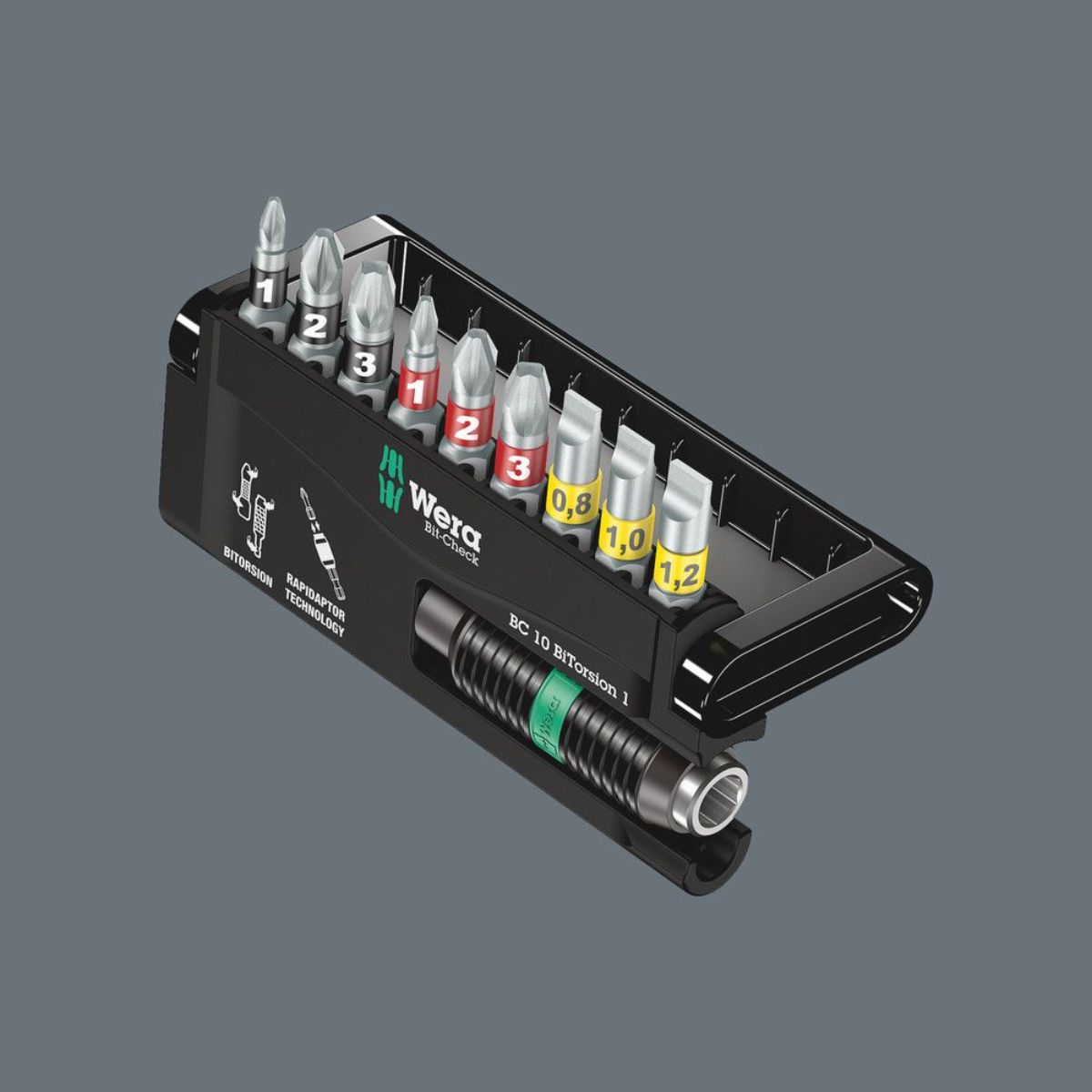 Wera Bit-Check 10 BiTorsion 1, 10-teilig
