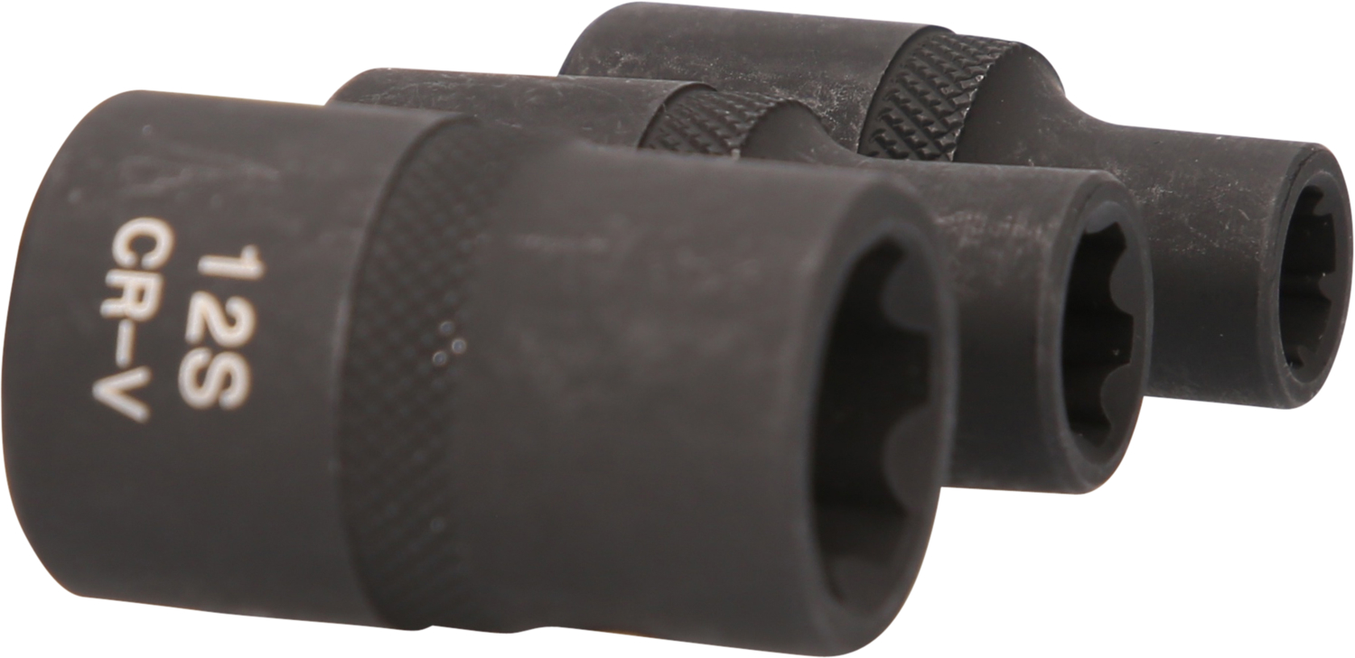 KS Tools 1/2" RIBE®-Kraft-Stecknuss-Satz, kurz, 3-tlg