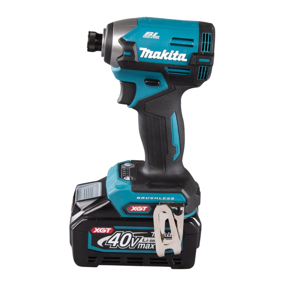 Makita Akku-Schlagschrauber 40V max. / 2,0 Ah, 2 Akkus + Ladegerät im MAKPAC TD003GA202