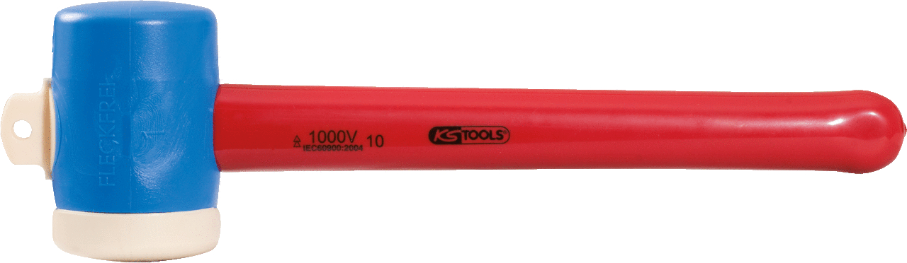 KS Tools Kunststoffhammer mit Schutzisolierung, Kopf Ø 55mm