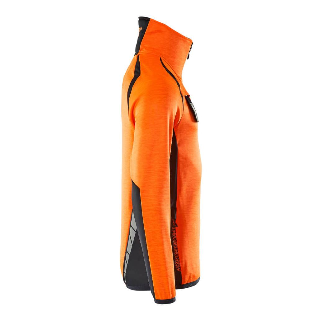 MASCOT Herren Fleecepullover mit kurzem Reißverschluss ACCELERATE SAFE