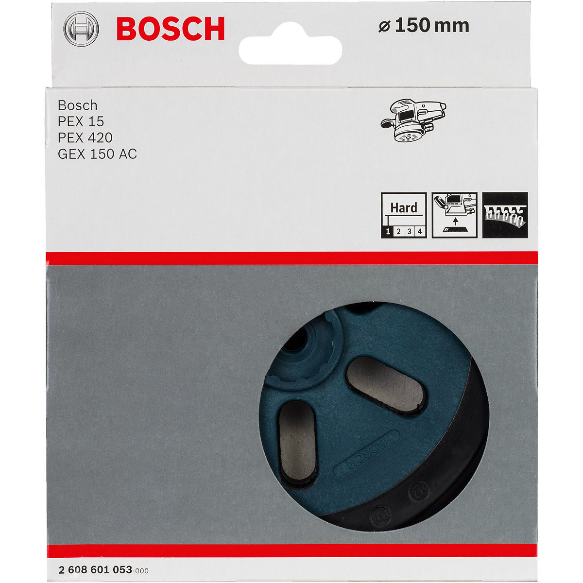 Bosch Schleifteller, 150 mm, für GEX 150 AC Professional, PEX 15 AE