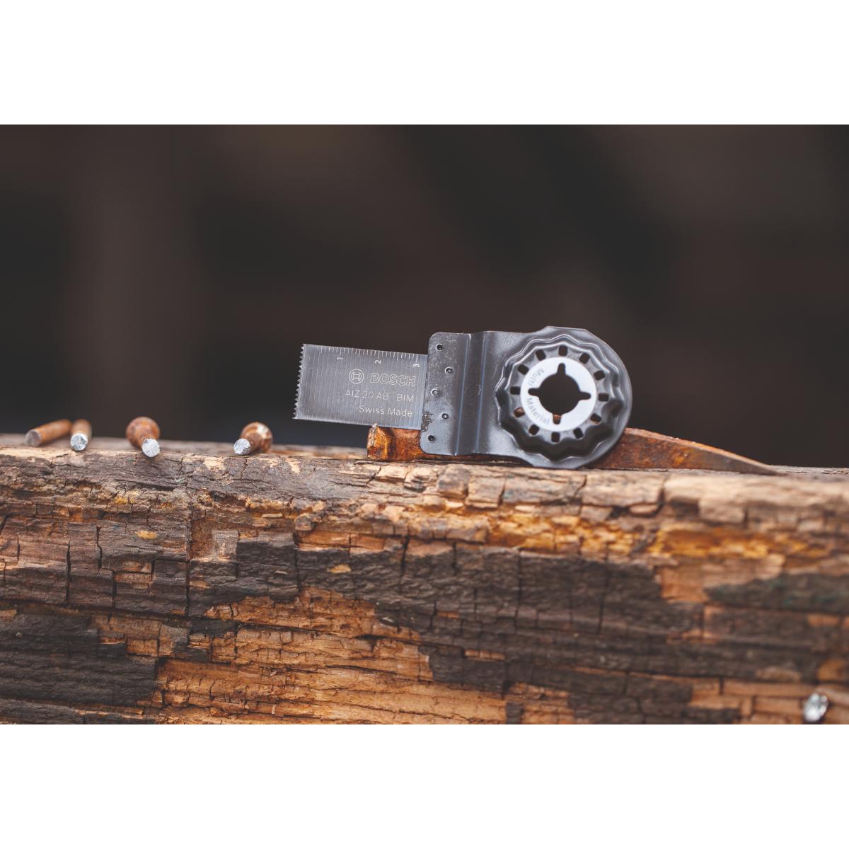 Bosch AIZ 20 AB Multi Material Tauchsägeblatt, Starlock, 20 x 30 mm, 5-Stück