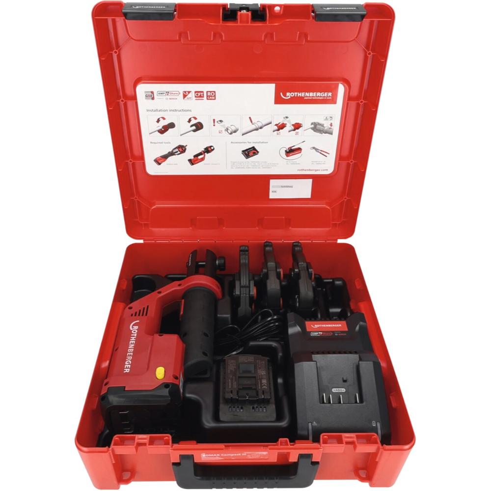 Rothenberger ROMAX COMPACT III Set SV12-14-16, 2Ah, EU, AMPShare