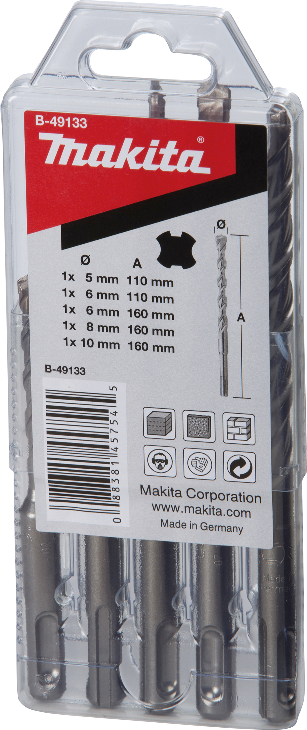 Makita HM Bohrer-Set V-PLUS