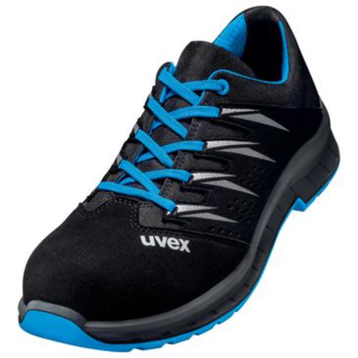 uvex 2 trend Sicherheitsschuh Halbschuhe S1P blau-schwarz