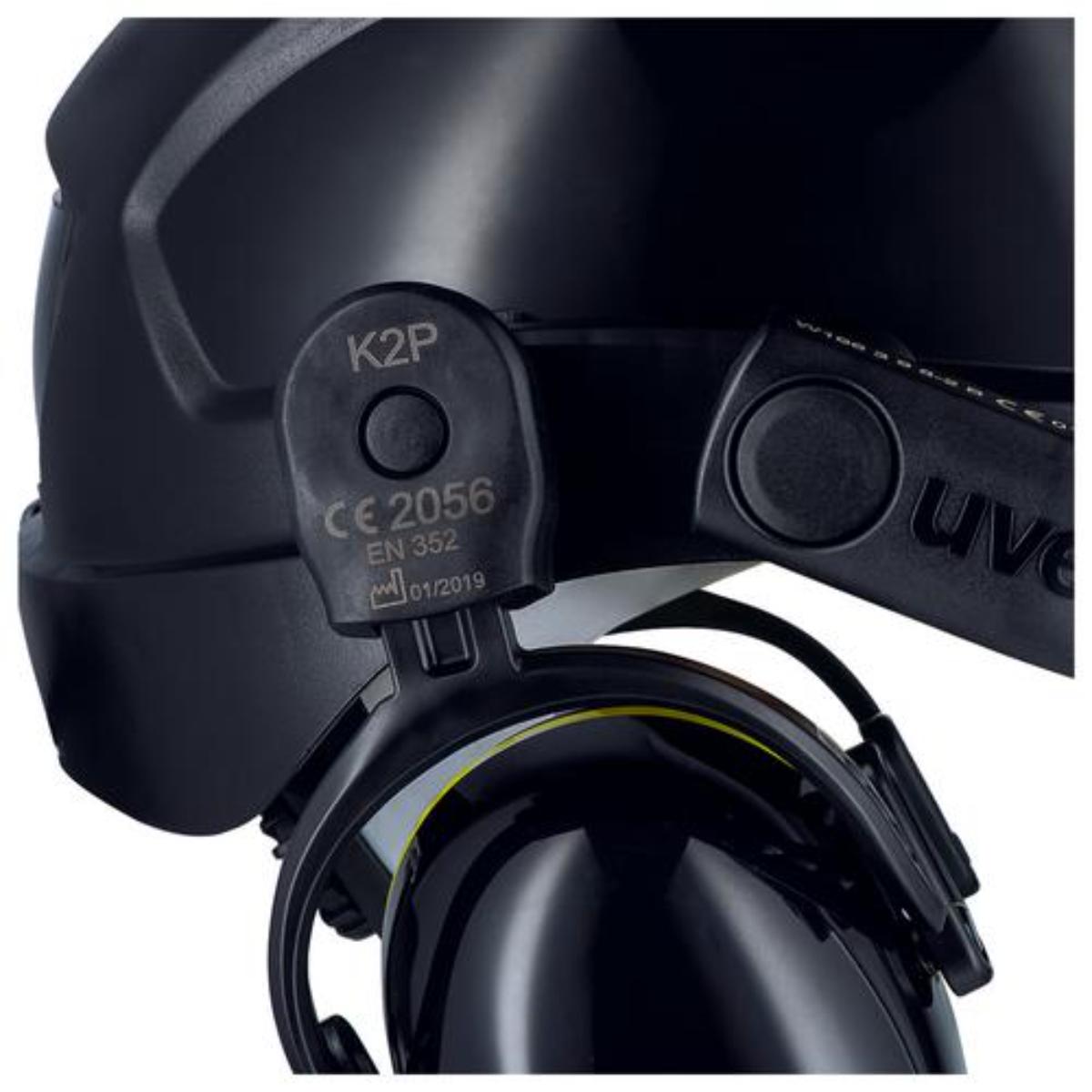 uvex pheos K2P Kapselgehörschutz Helmkapsel SNR 30 dB Größe S/M/L