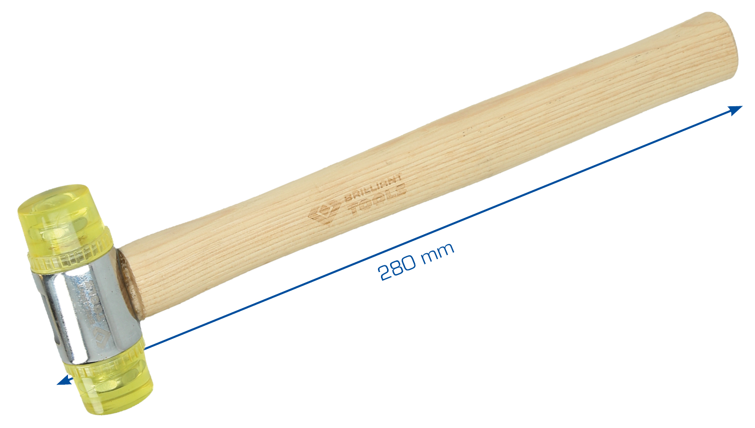Brilliant Tools Kunststoff-Schonhammer Ø 32 mm - BT071925