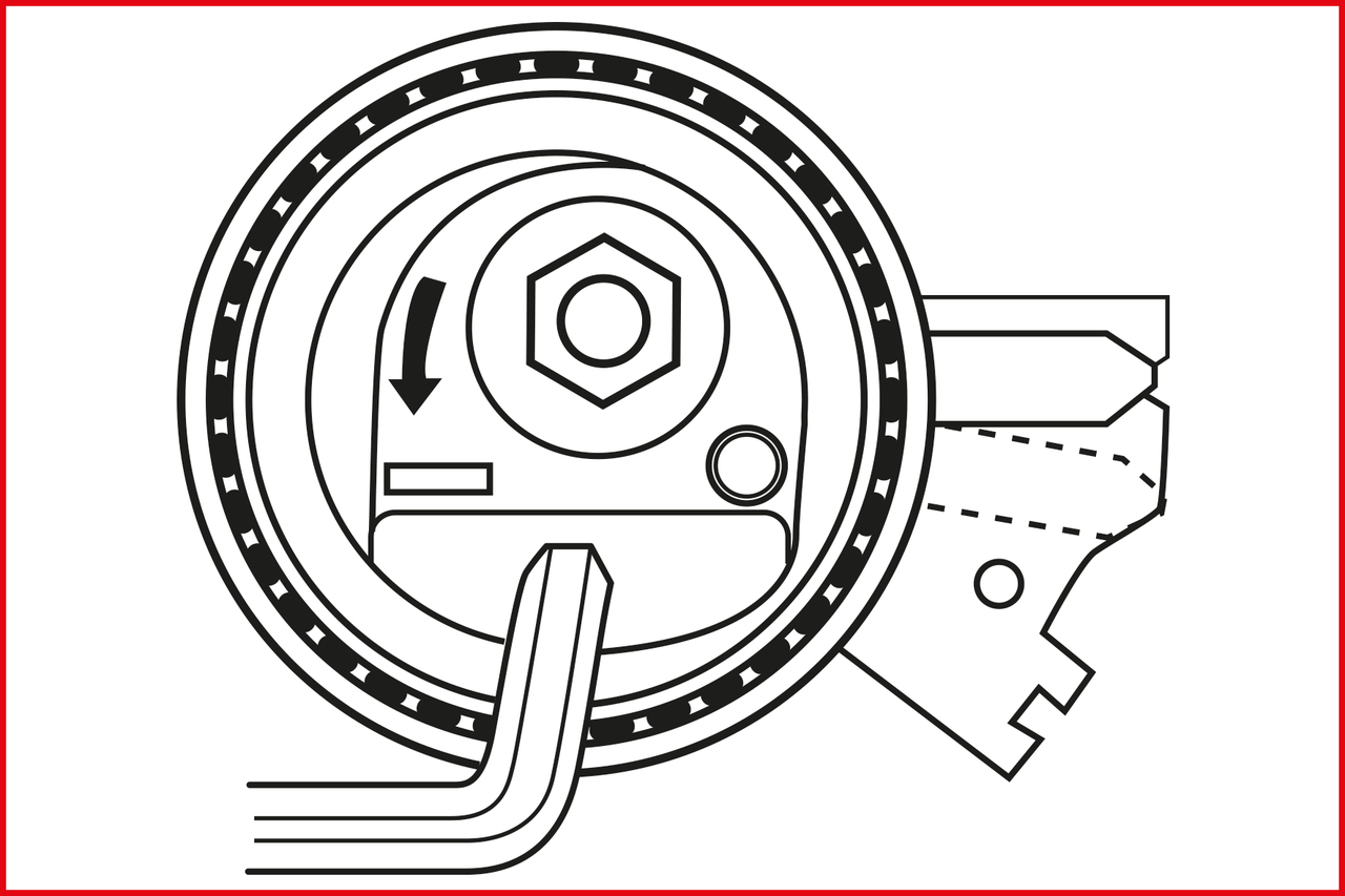 KS Tools Motoreinstell-Werkzeug-Satz für PSA, 8-tlg