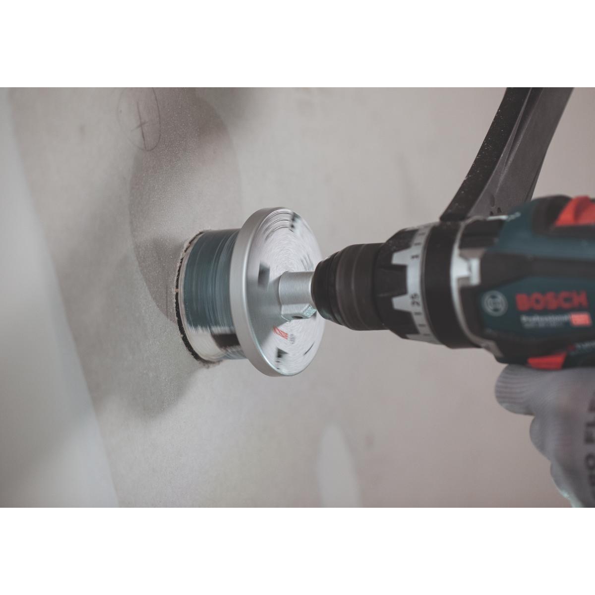 Bosch Wood and Drywall Lochsägen mit Aufsteckhalter, 26/32/39/45/51/58/64 x 44 mm, 7-teiliges Set