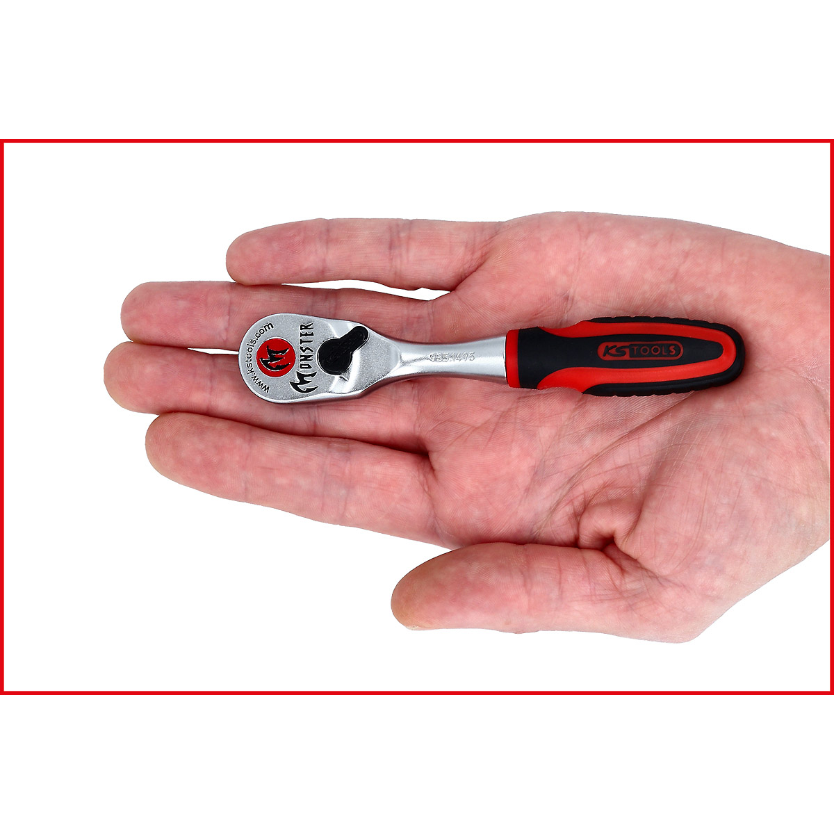 KS Tools 1/4" Monster Umschaltknarre, 80 Zahn