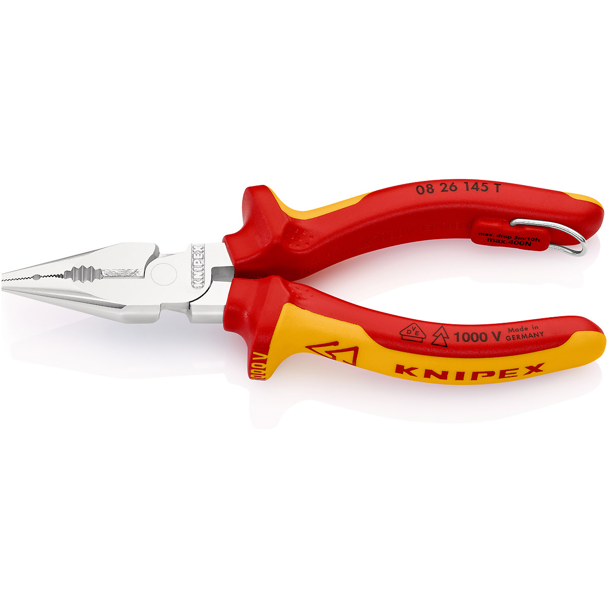 KNIPEX Spitzkombizange mit Befestigungsöse