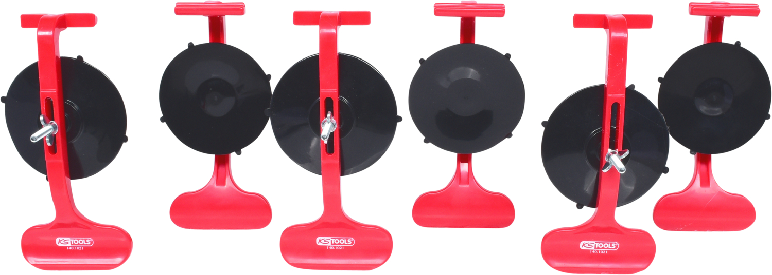 KS Tools Zierleisten-Montagesauger-Satz, 6-tlg, Ø 85mm