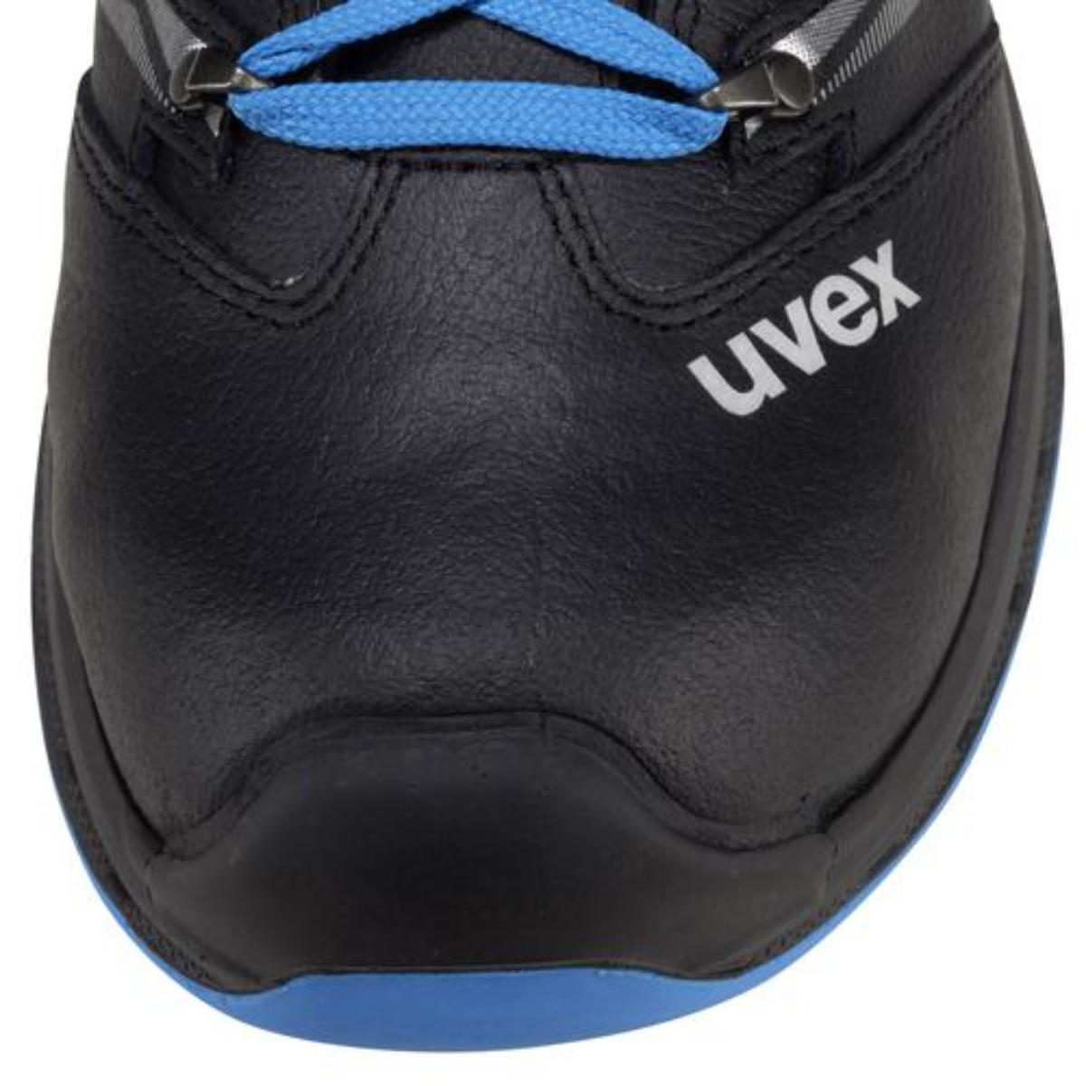 uvex 2 trend Sicherheitsschuh Stiefel S3, blau/schwarz
