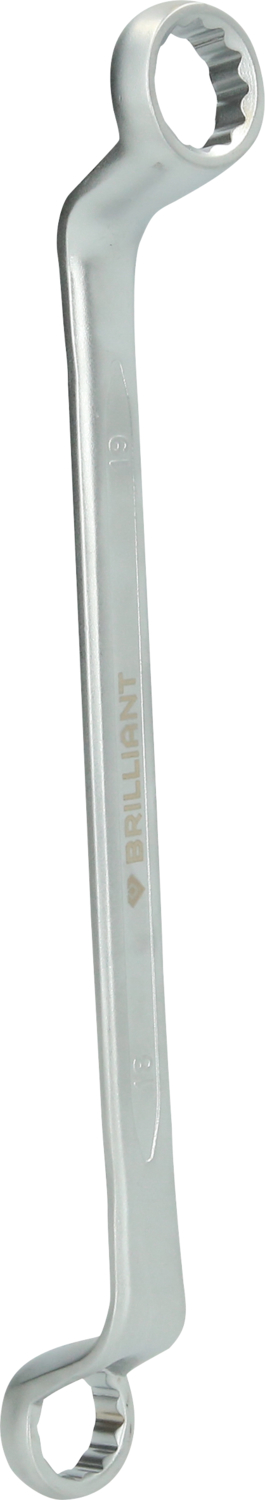 Brilliant Tools Doppel-Ringschlüssel, gekröpft