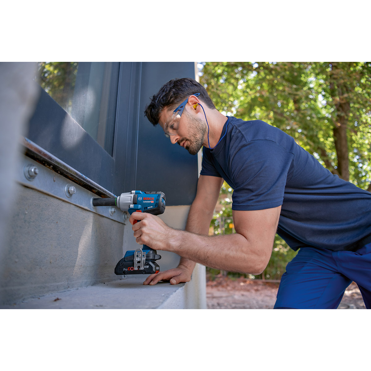 Bosch Akku-Drehschlagschrauber GDS 18V-450 HC, 2 x Akku GBA 18V 5.0Ah, L-BOXX