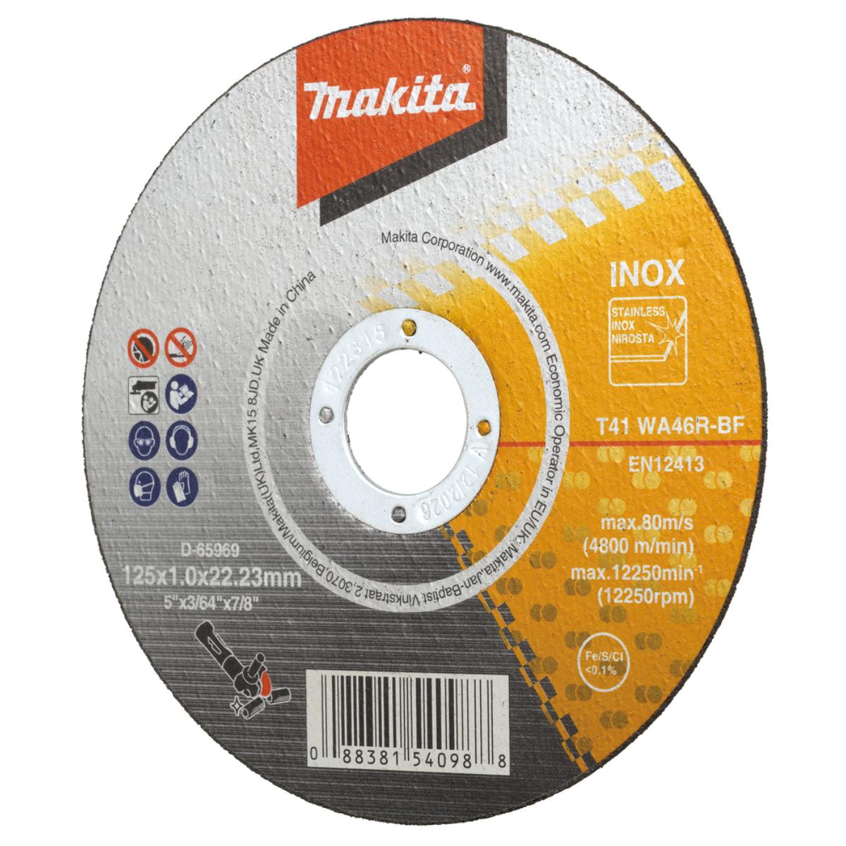 Makita Trennscheibe INOX 125x1,0mm