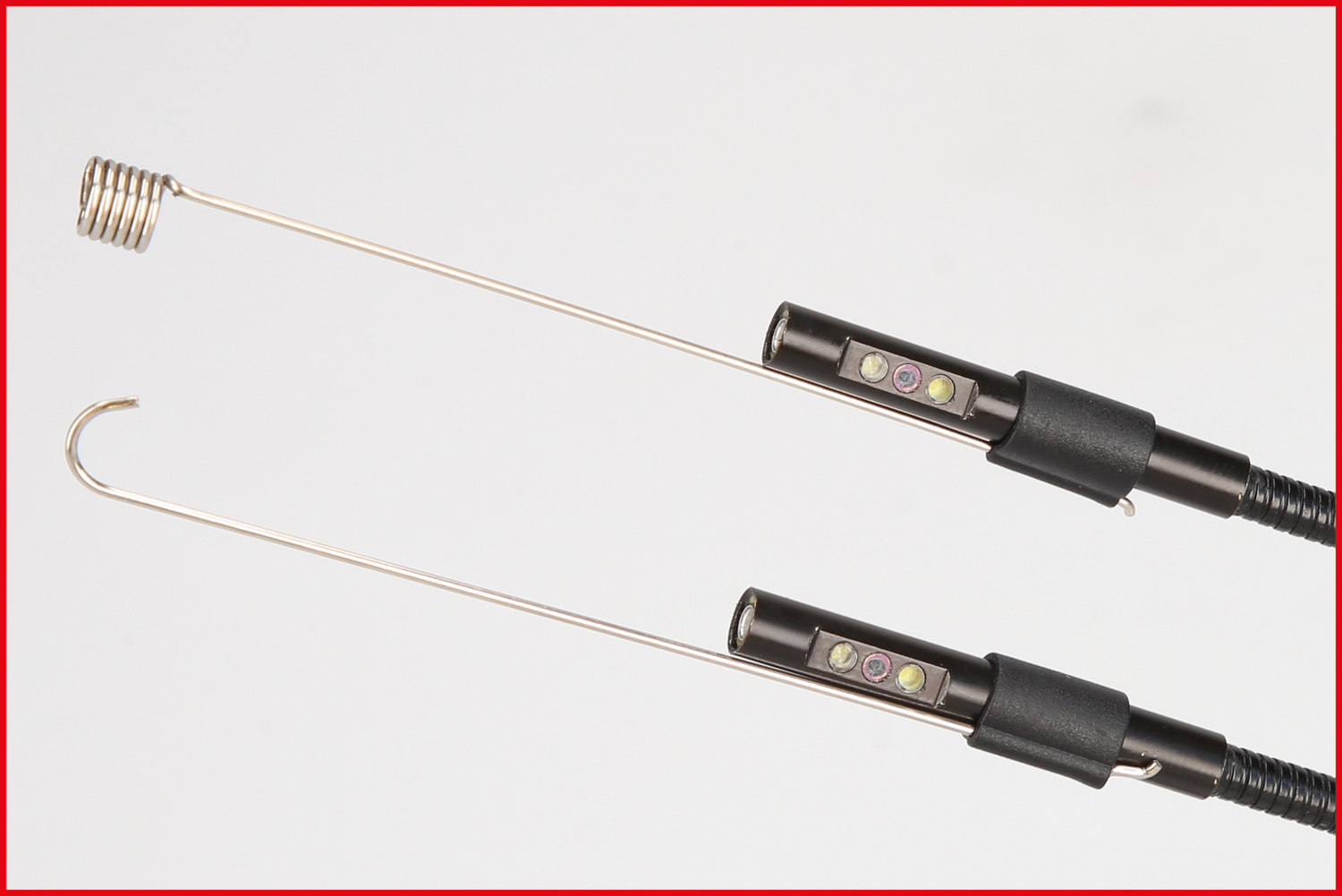 KS Tools HD-Videoskop-Satz mit Ø 4,5 mm 0° und 90° HD Frontkamera-Sonde, umschaltbar, 7-tlg