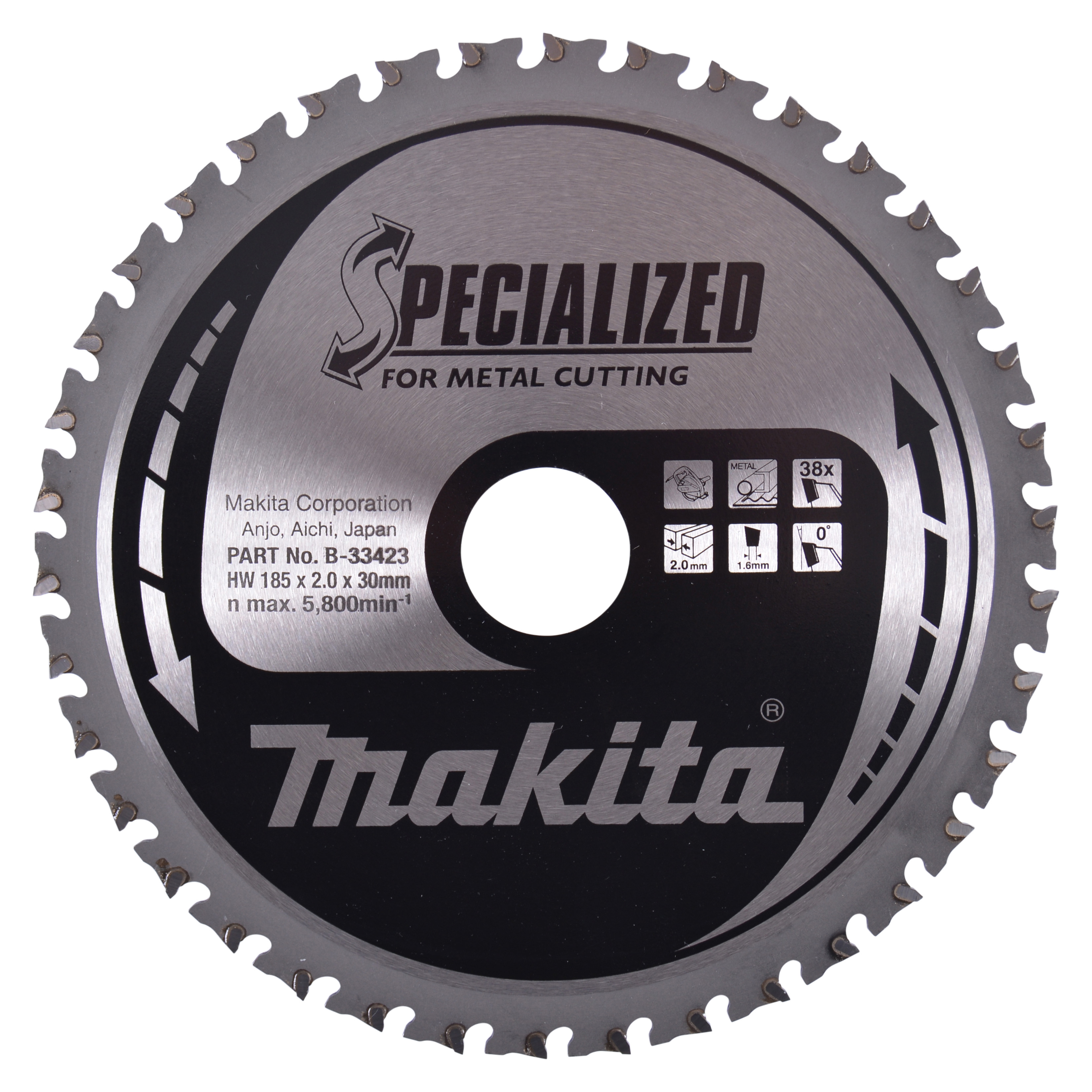 Makita SPECIALIZED Sägeb.185x30x38Z - B-33423