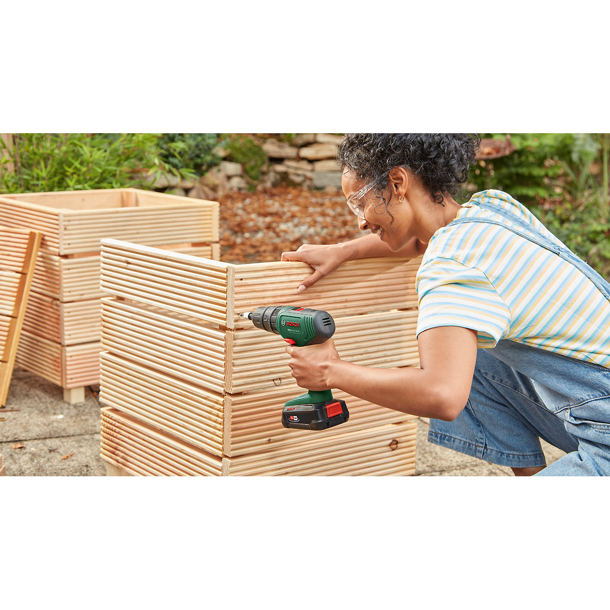 Bosch Akku-Schlagbohrmaschine EasyImpact 18V-40, 1 x Akku PBA 18V 2.0Ah, Tragekoffer