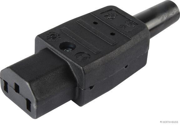 HERTH&BUSS Steckdose, 3-polig, 10 A, 250 V, C13