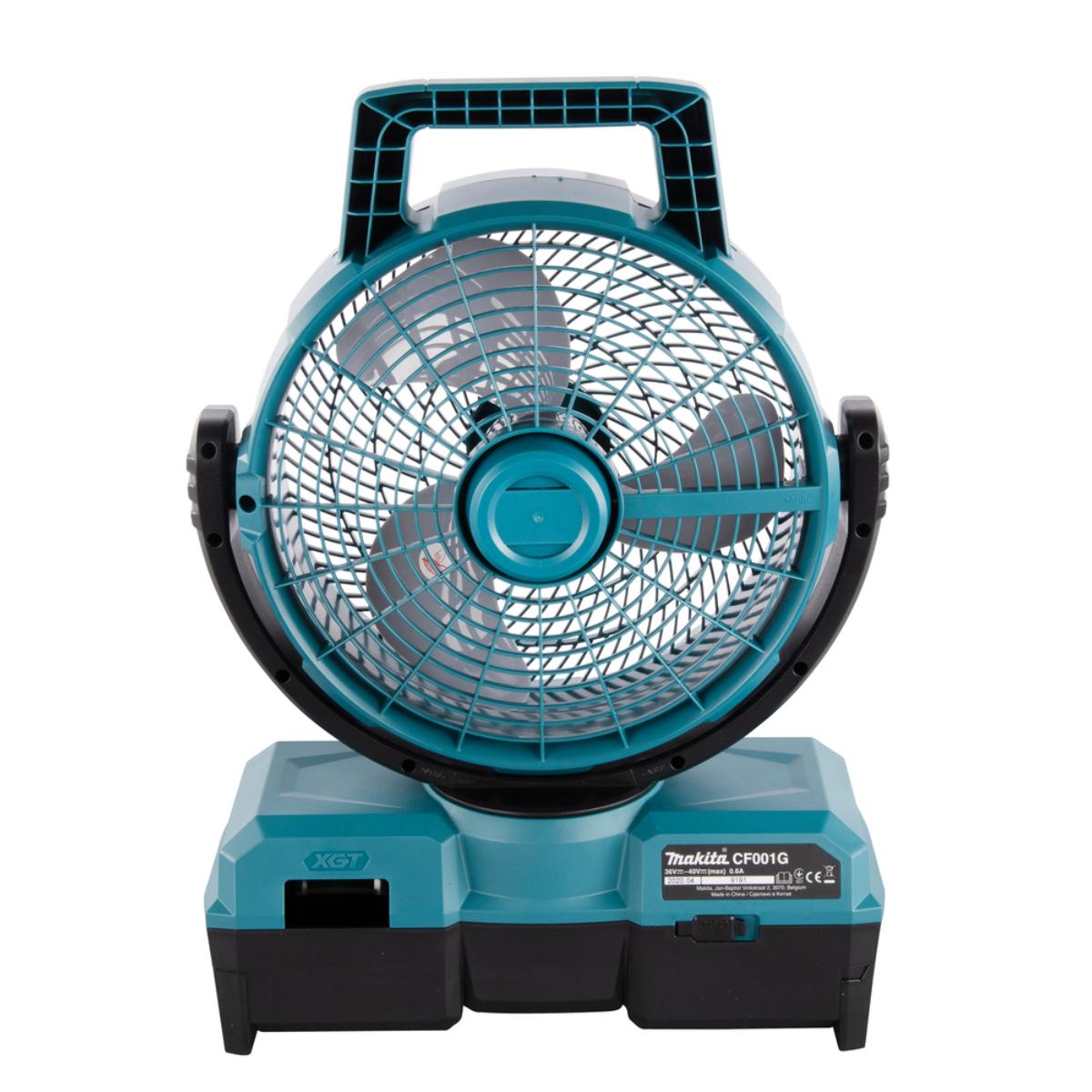 Makita Akku-Lüfter XGT - 40V max./230V - 8,2 m³/min - 3,16 m/s - 3-stufig - CF001GZ