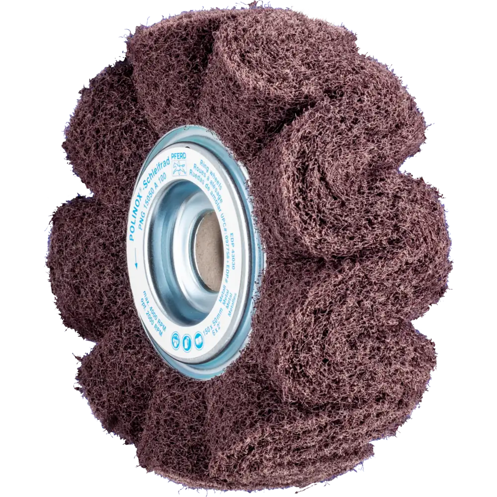 PFERD TOOLS POLINOX Vlies-Schleifrad PNG