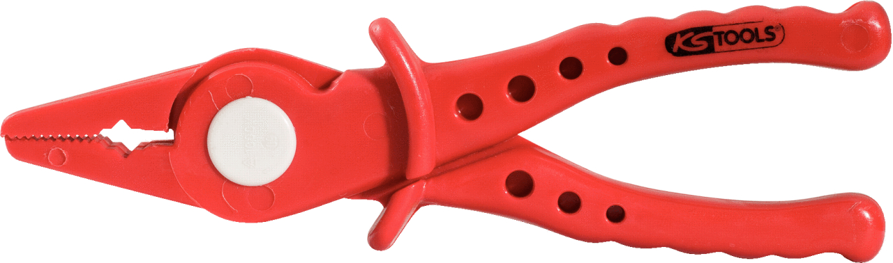 KS Tools Kunststoff-Flachzange mit Schutzisolierung, 180mm