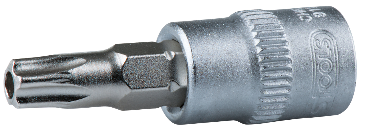 KS TOOLS 3/8" Bit-Stecknuss Torx mit Stirnlochbohrung