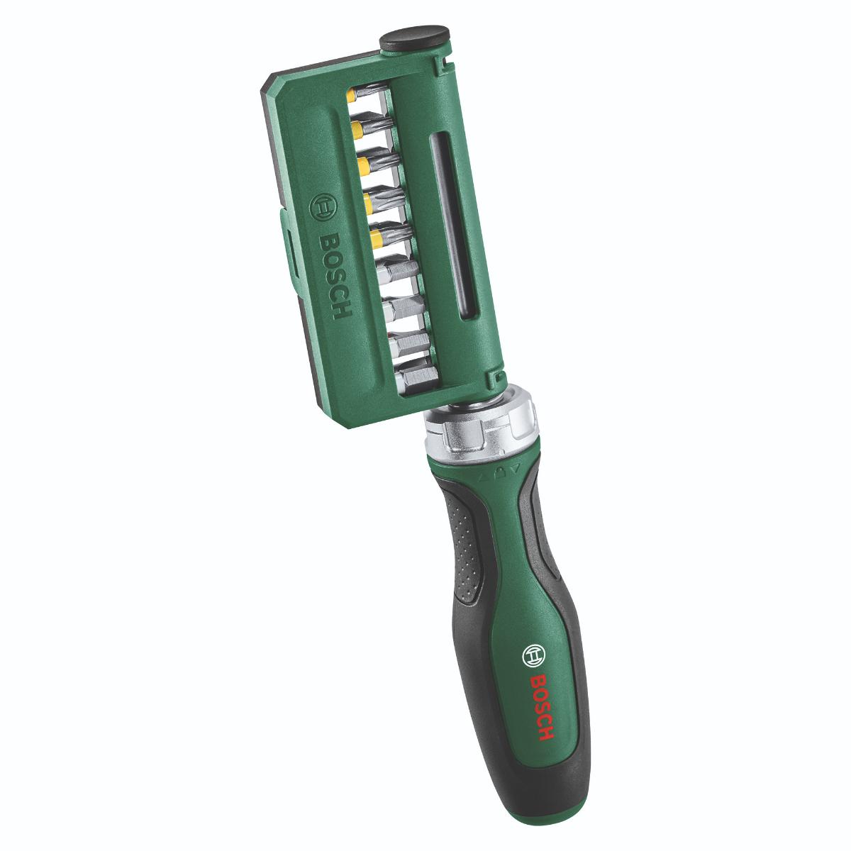 Bosch Bit-Ratschenschraubendreher, 19-teiliges Set