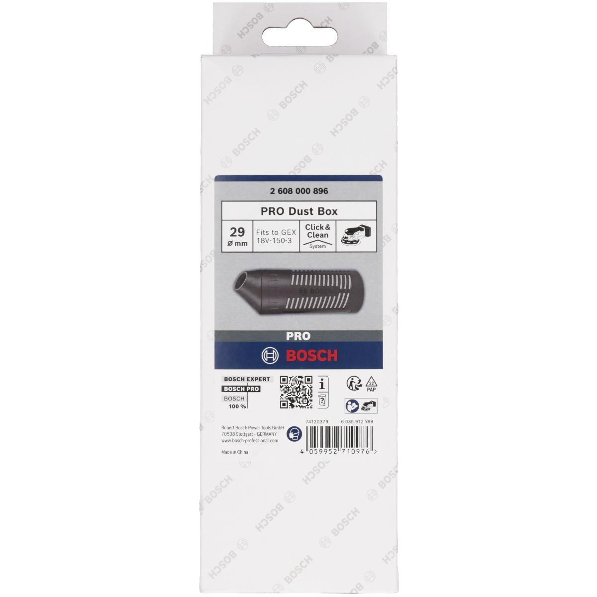 Bosch PRO Staubbox für Exzenterschleifer GEX 18V-150-3