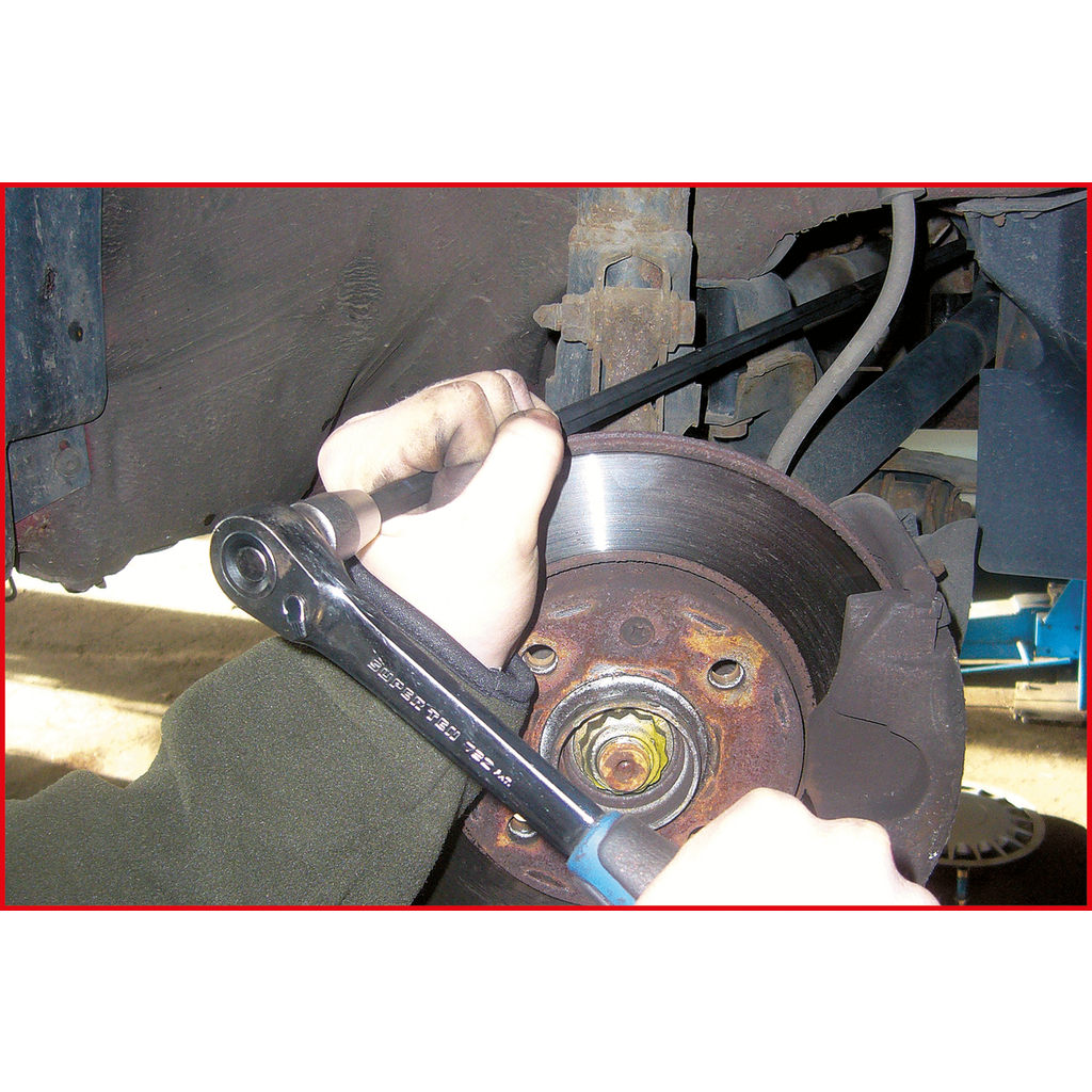KS Tools 1/2" Antriebswellen-Stecknuss-Satz Vielzahn, 4-tlg