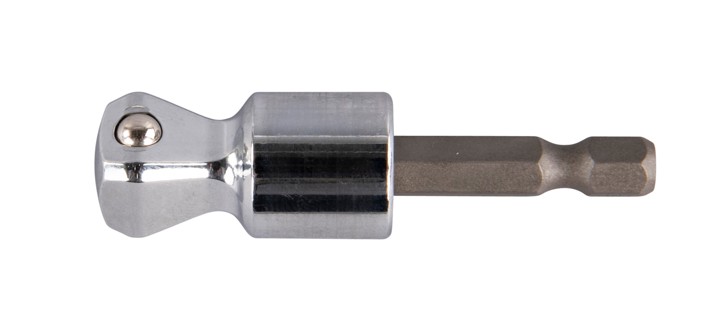 Makita Torsion Adapter 1/4"-1/2", 60 mm - 1/4" 6-kant auf 1/2" 4-kant - E-03436