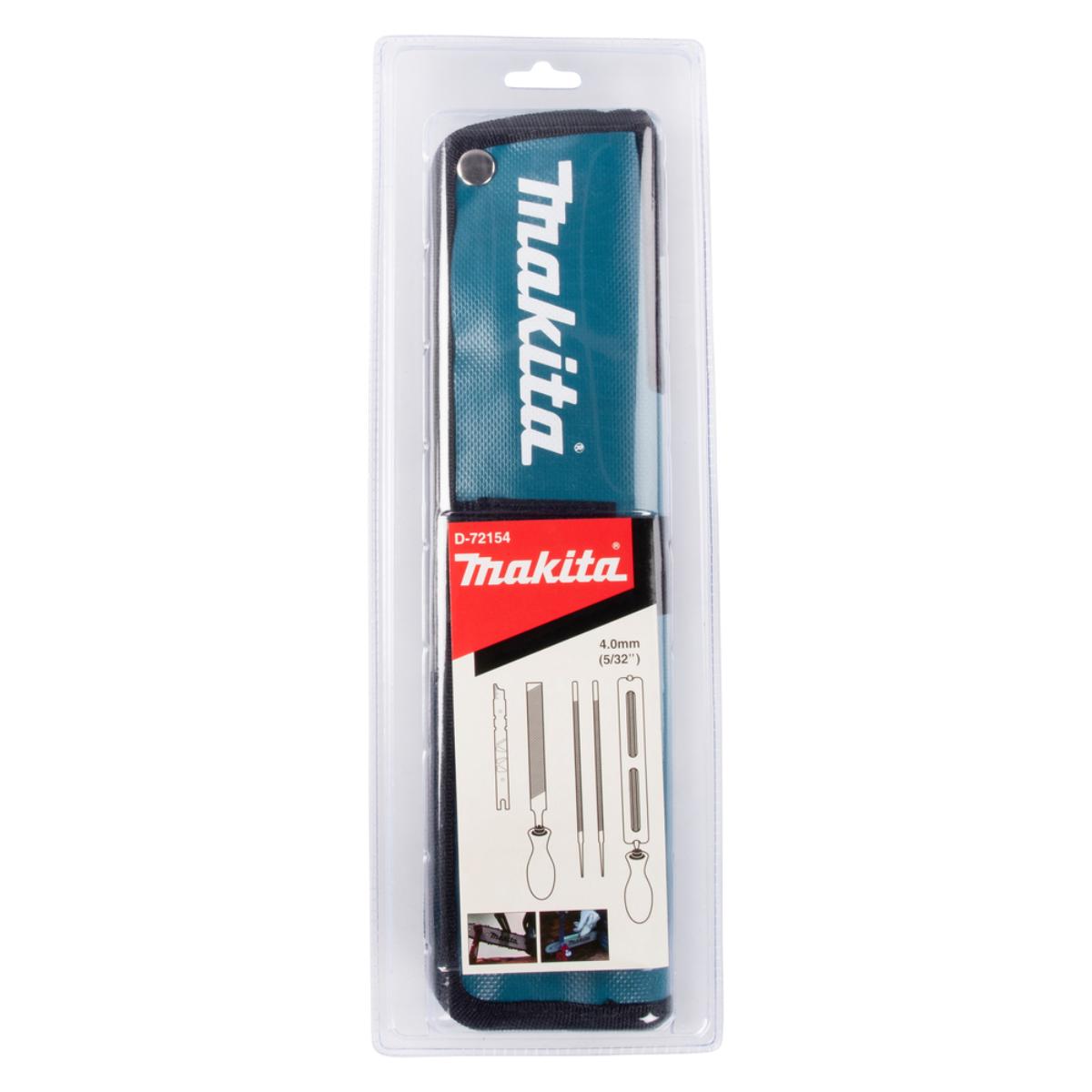 Makita Schärfset Ø 4,0 mm in praktischer Rolltasche - D-72154