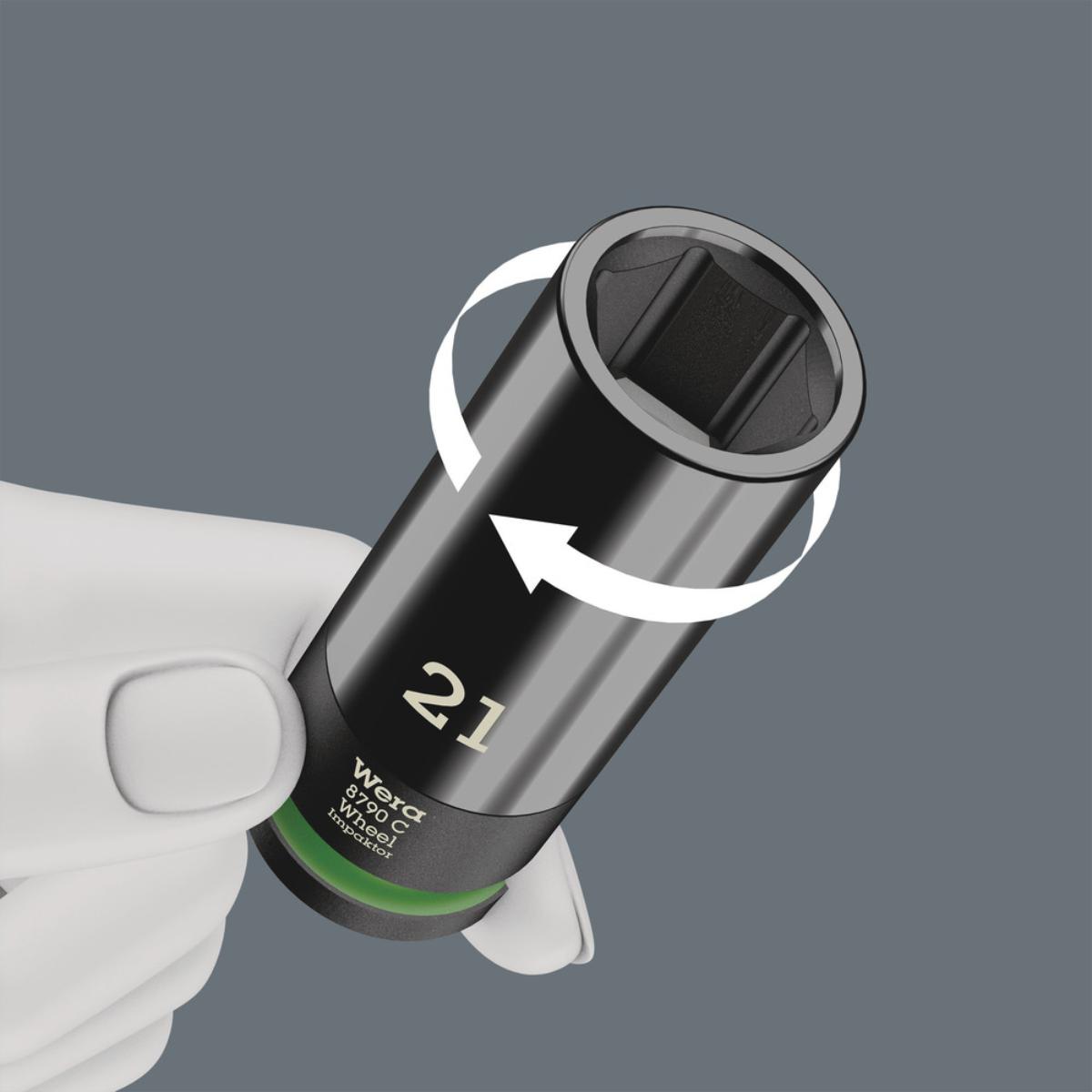 Wera Drehmomentschlüssel Click-Torque Lock C 3 KFZ-Radwechsel-Set 1