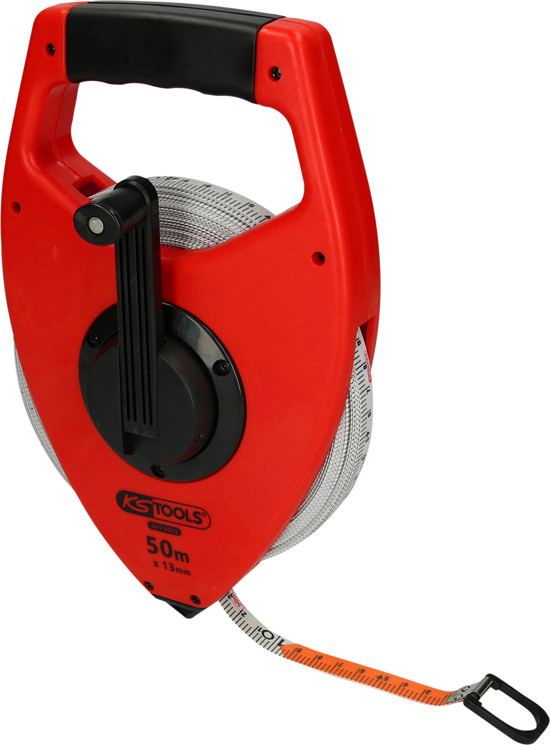 KS Tools Rahmenbandmaß mit gelbem Stahlband, Kunststoffgehäuse