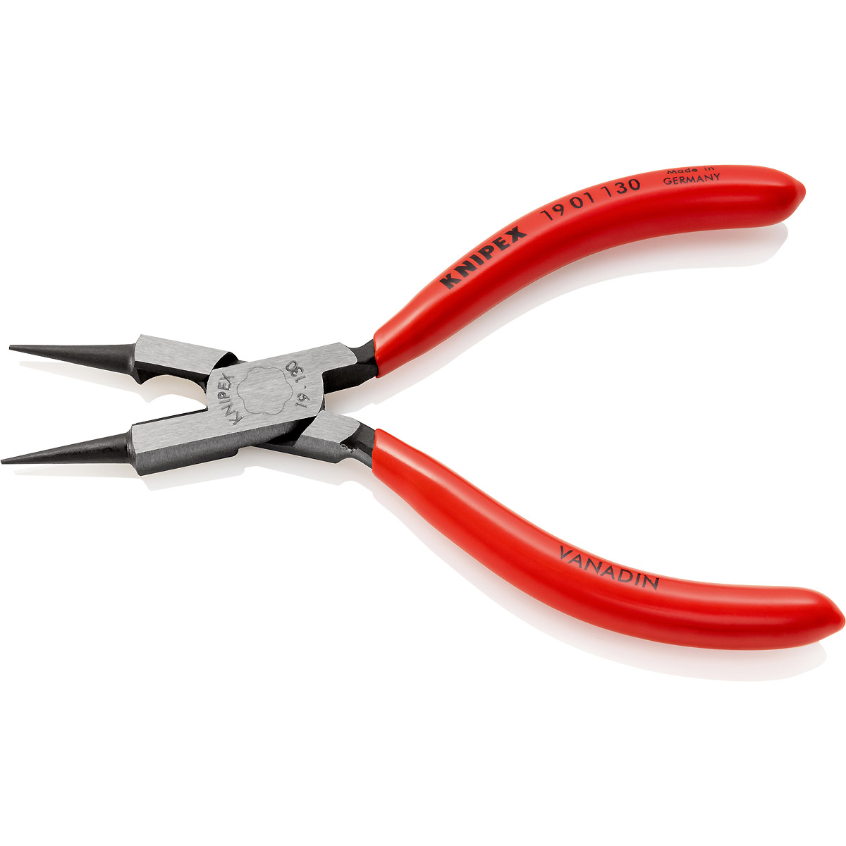 KNIPEX Rundzange mit Schneide (Schmuckbiegezange) 130 mm schwarz atramentiert