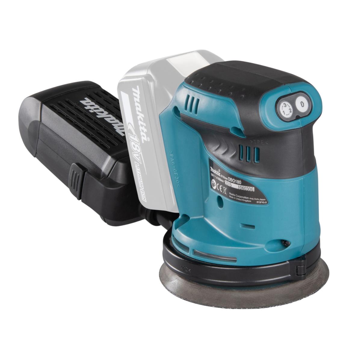 Makita Akku-Exzenterschleifer LXT 18V - 125 mm - DBO180Z