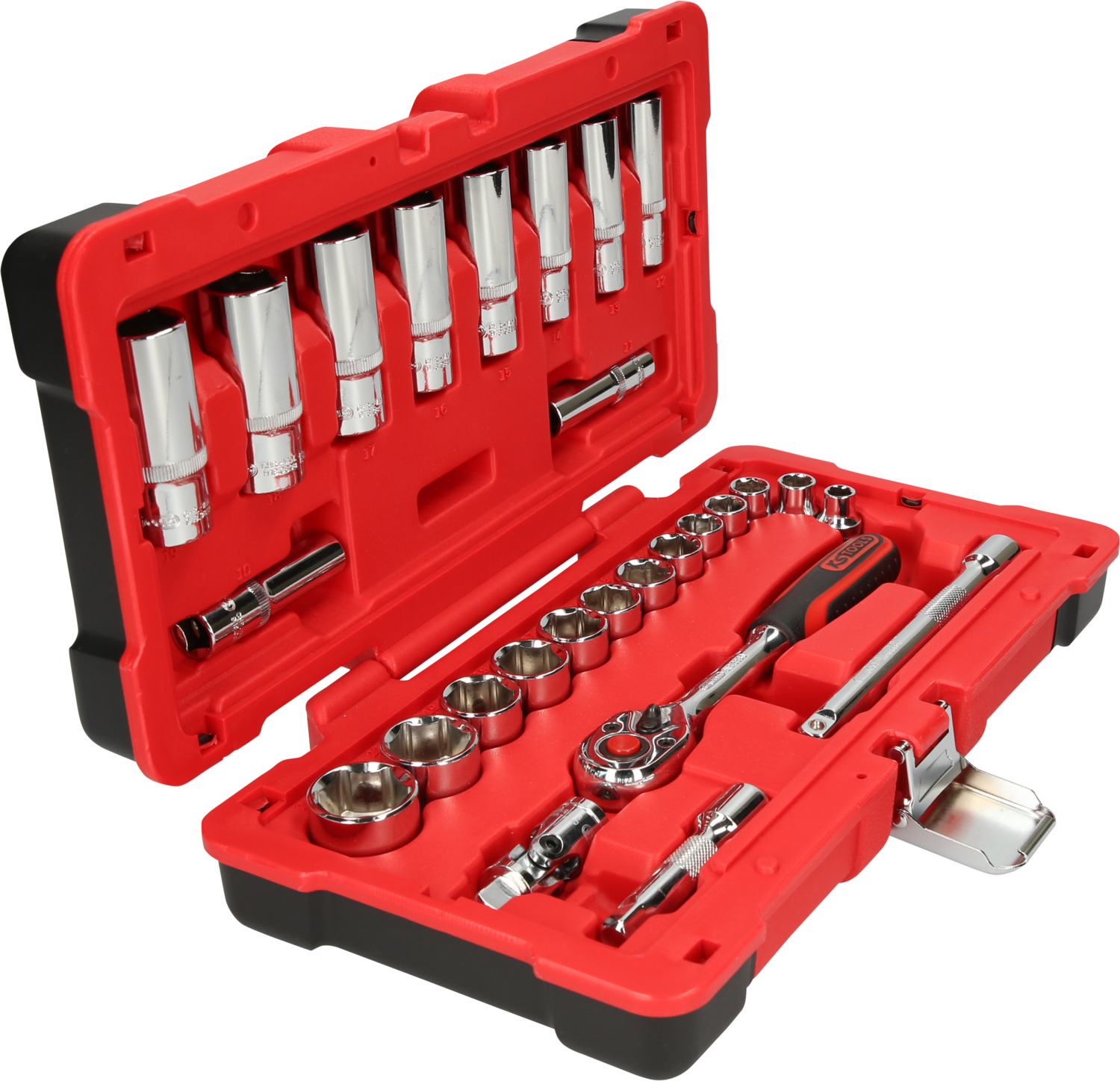 KS Tools 3/8" CHROMEplus Steckschlüssel-Satz, 27-tlg