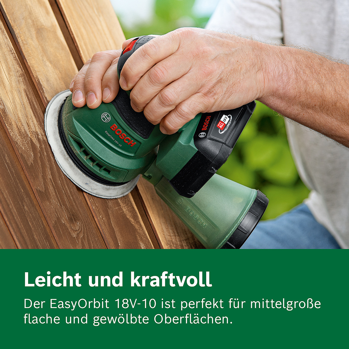 Bosch Akku-Exzenterschleifer EasyOrbit 18V-10