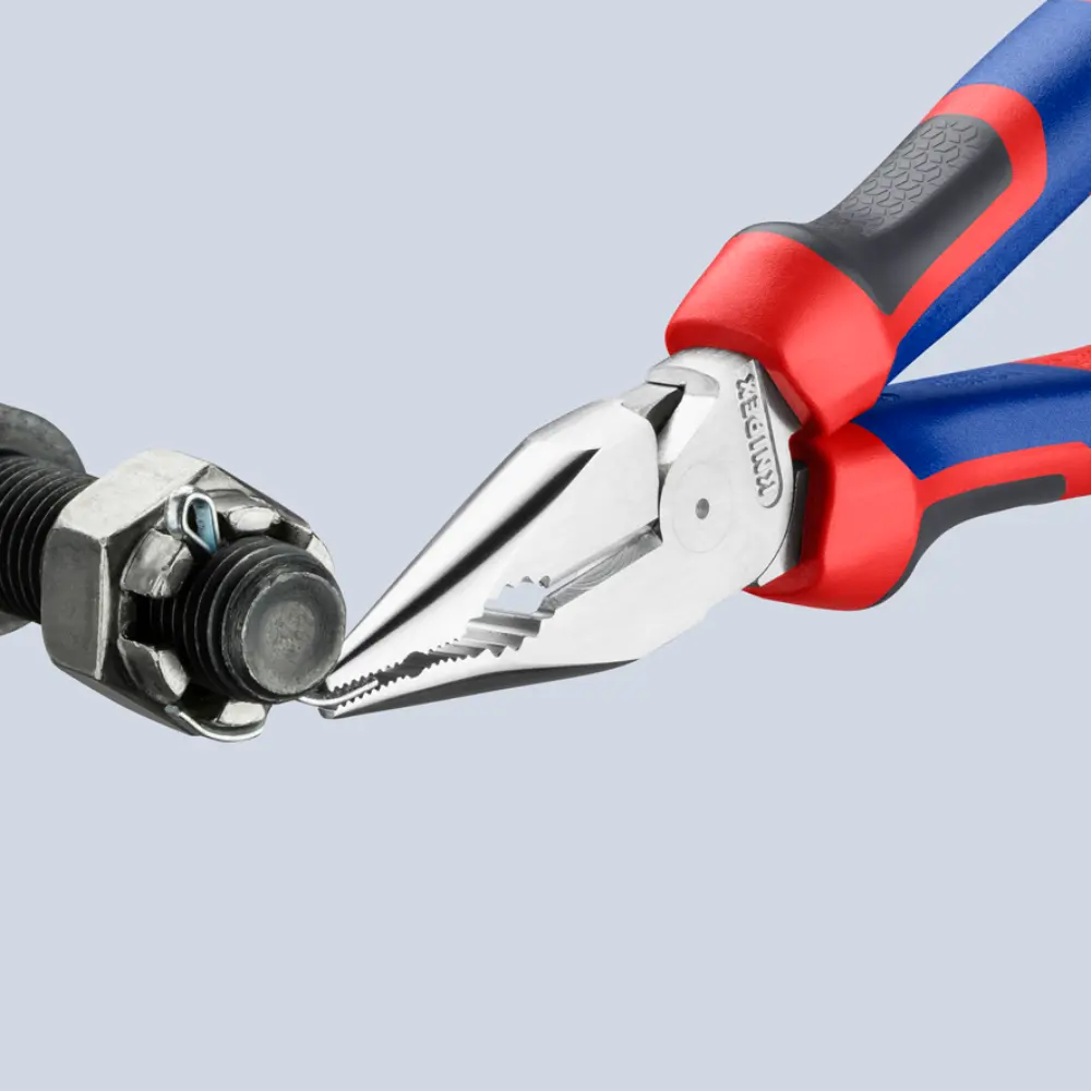 KNIPEX Spitz-Kombizange mit Comfort-Griffen verchromt 192 mm