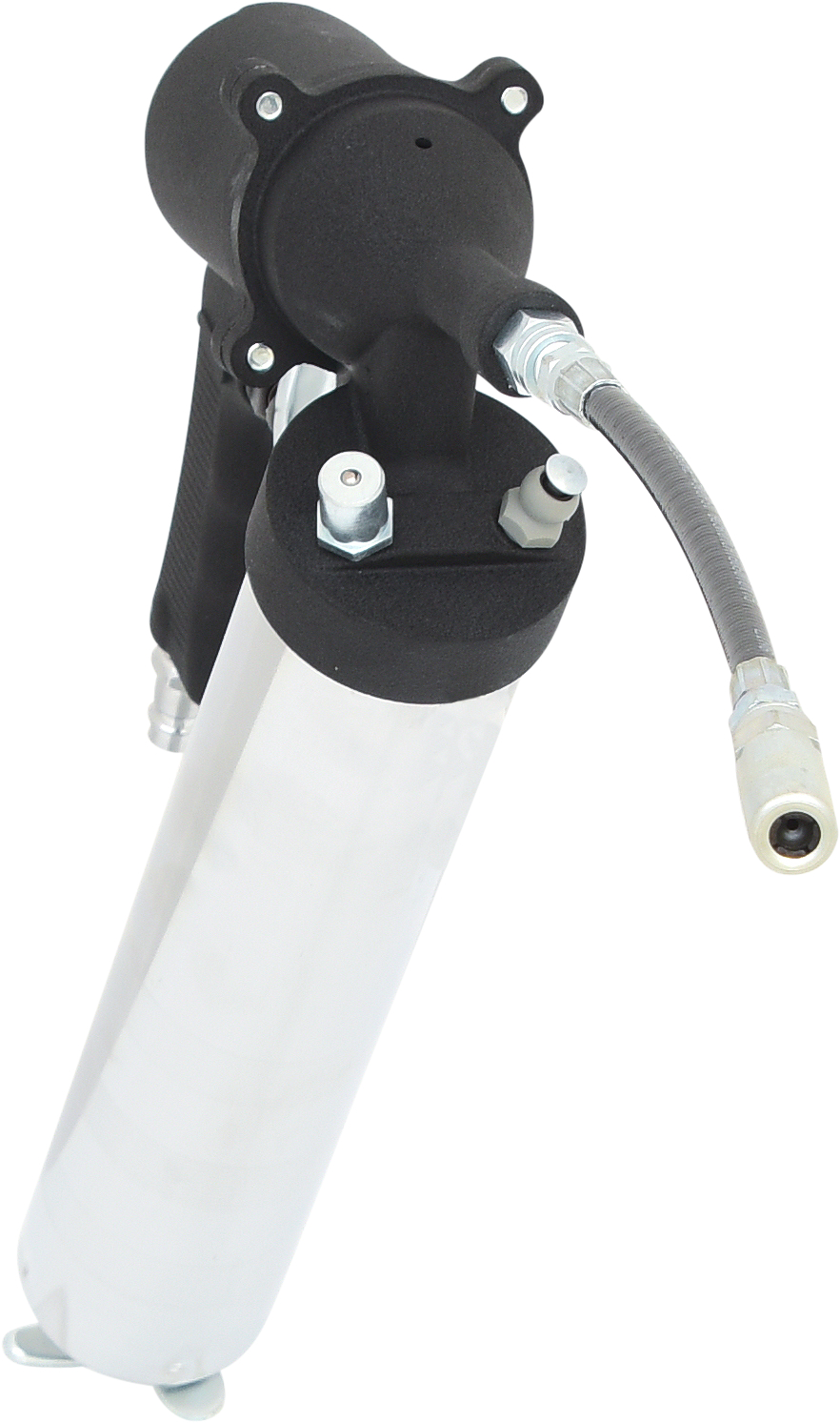 KS Tools Druckluft-Fettpresse mit flexiblem Schlauch und Düse