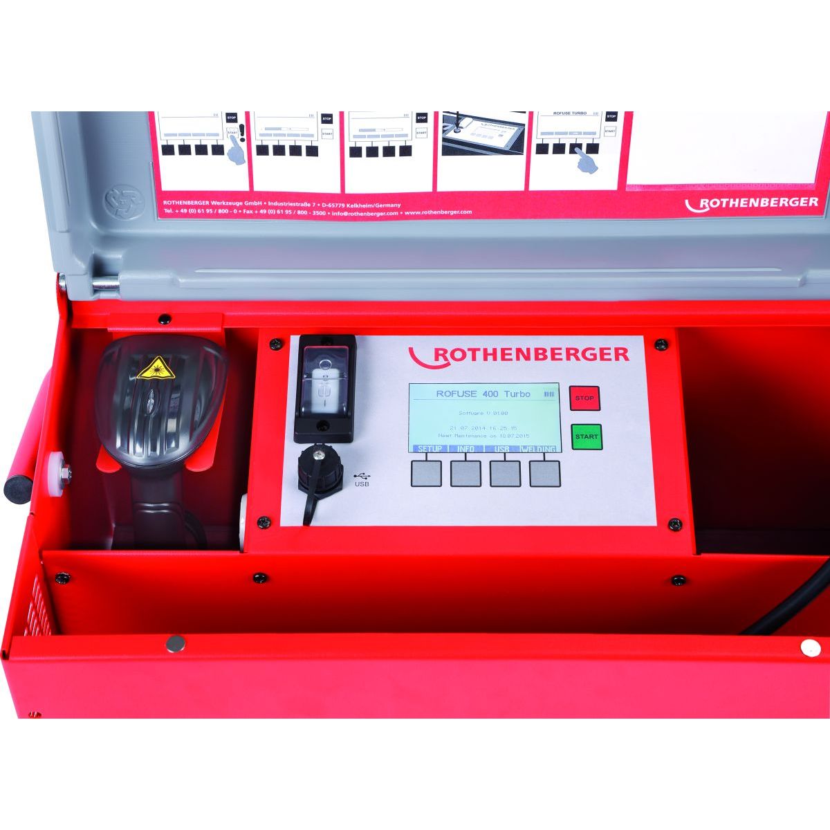 ROTHENBERGER ROWELD ROFUSE 400 TURBO230V 50/60Hz