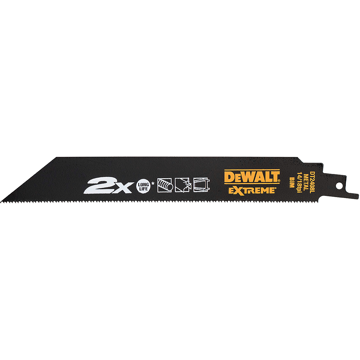 DEWALT EXTREME Bi-Metall Säbelsägeblatt für Metall 5 Stück