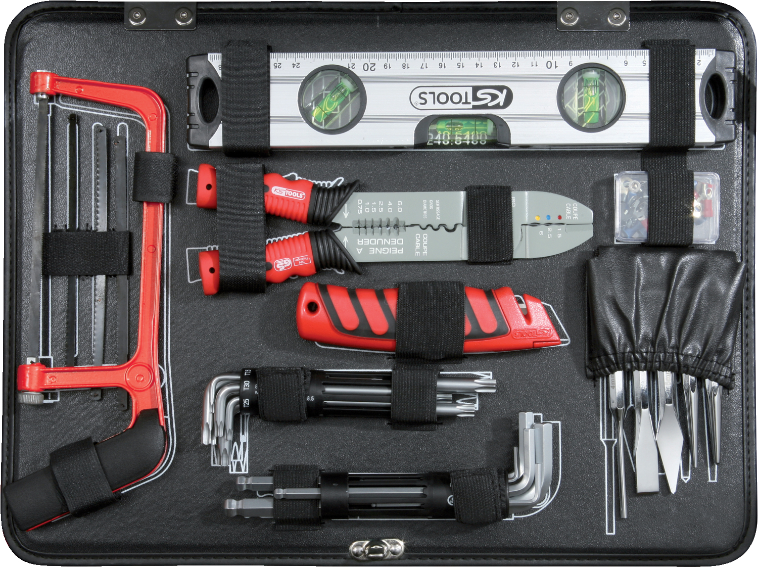 KS Tools 1/4"+1/2" Werkzeug-Satz, 127-tlg
