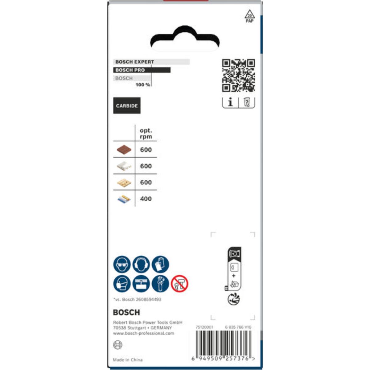 Bosch PRO Construction Material Gewinde-Lochsägen-Starter, 68 x 60 x 65 mm, 4-Stück