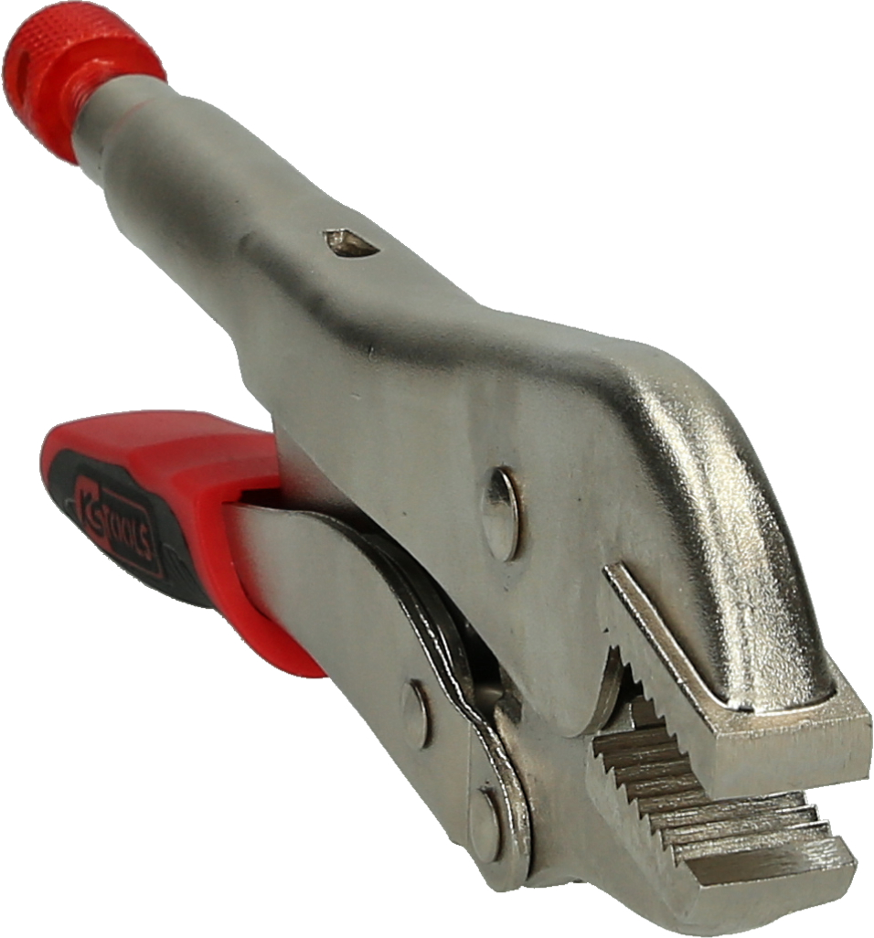 KS Tools Gripzange mit Easy-Release, gerade Backen,50mm,L=250mm